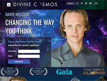 Tablet Screenshot of divinecosmos.com